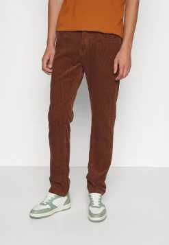 Pier One Corduroy - Pantalones - Brown