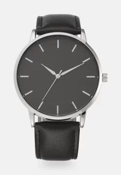 Pier One Reloj - Black/Silvercoloured