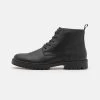 Pier One Botines Con Cordones - Black