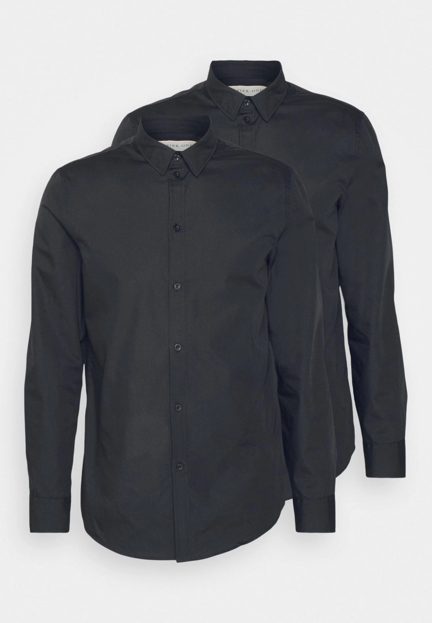 Pier One 2 Pack - Camisa Elegante - Black 4 Pier One 2 Pack - Camisa Elegante - Black - Imagen 4