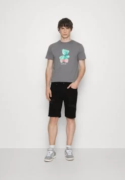 Pier One Unisex 2 Pack - Shorts Vaqueros - Blue/Black Denim