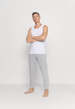 Pier One 2 Pack - Pantalón De Pijama - Mottled Dark Grey/Mottled Grey