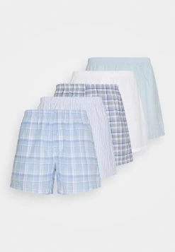 Pier One 5 Pack - Boxer - Light Blue/White -Pier One 843919d02a024465b4f0a52da0998e48