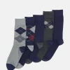 Pier One 5 Pack - Calcetines - Dark Blue