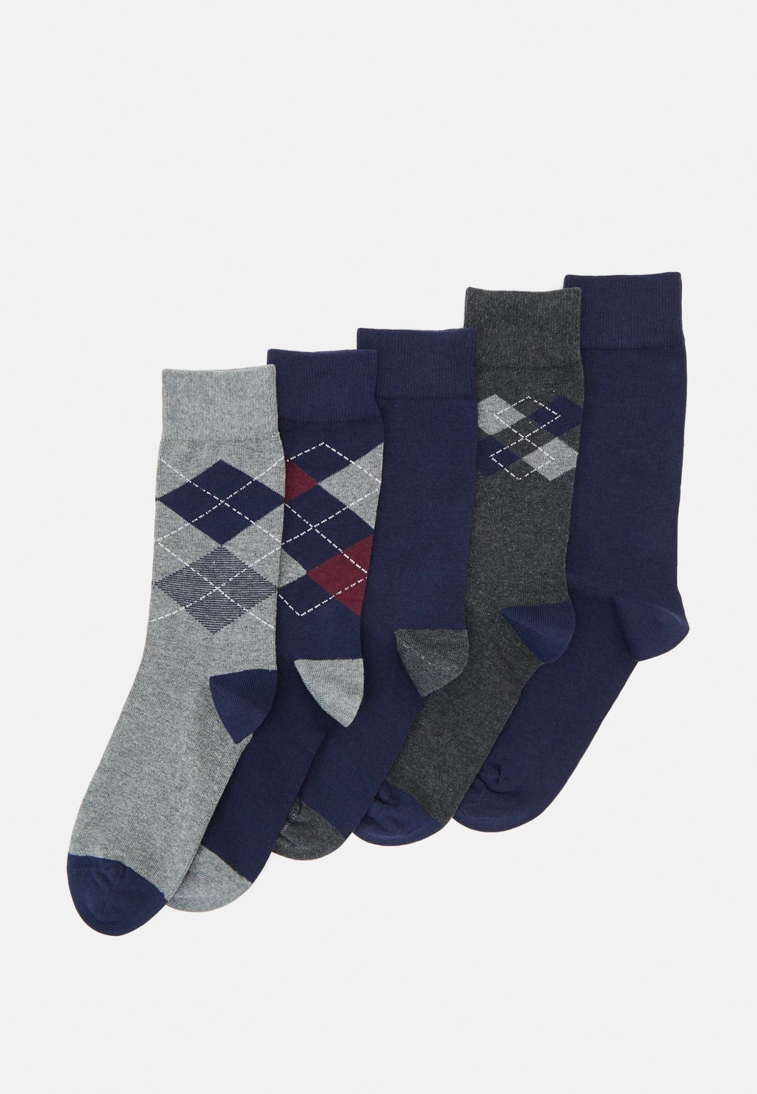 Pier One 5 Pack - Calcetines - Dark Blue 1 Pier One 5 Pack - Calcetines - Dark Blue
