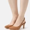 Pier One Leather- Tacones - Cognac