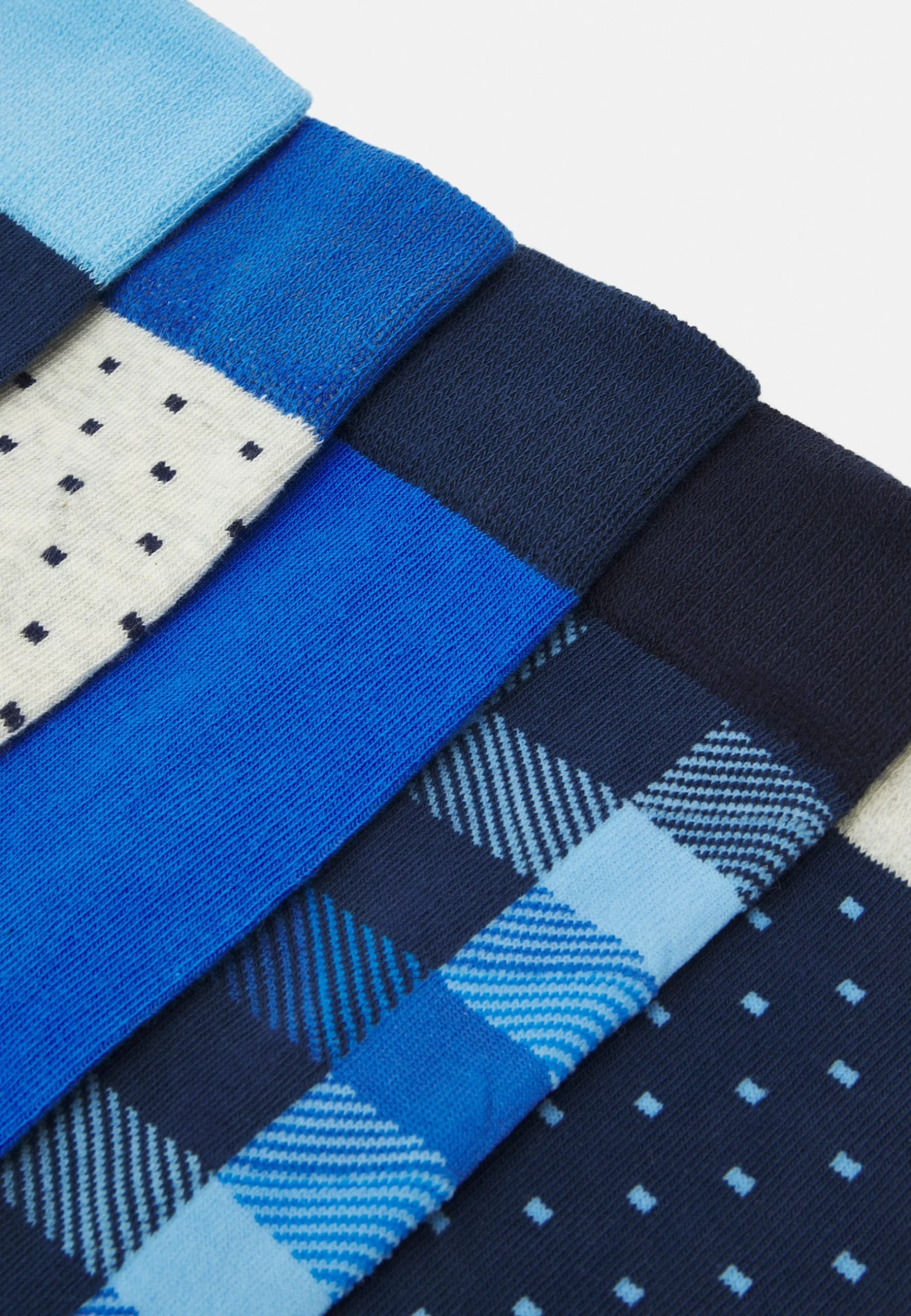 Pier One 5 Pack - Calcetines - White/Blue/Dark Blue 2 Pier One 5 Pack - Calcetines - White/Blue/Dark Blue - Imagen 2