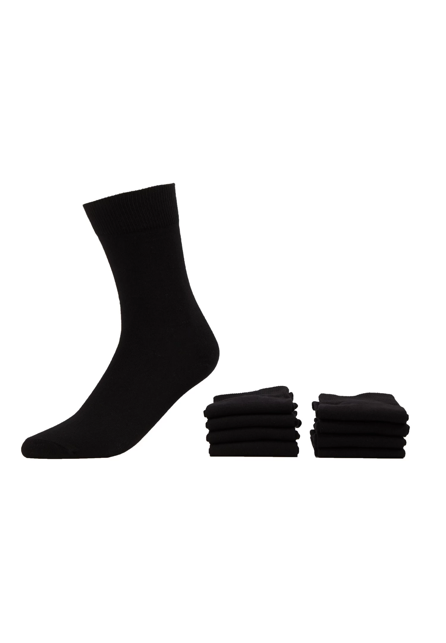 Pier One 7 Pack - Calcetines - Black 2 Pier One 7 Pack - Calcetines - Black - Imagen 2