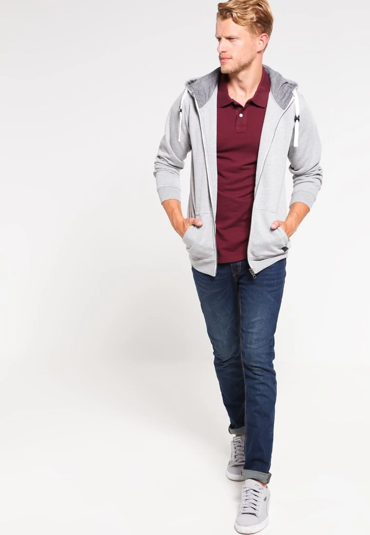 Pier One Basic - Polo - Bordeaux 2 Pier One Basic - Polo - Bordeaux - Imagen 2