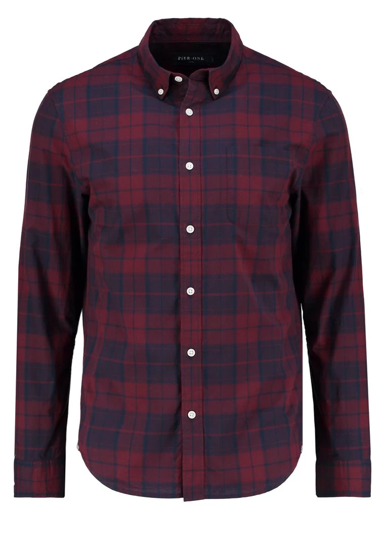 Pier One Camisa - Dark Blue/Bordeaux 6 Pier One Camisa - Dark Blue/Bordeaux - Imagen 6