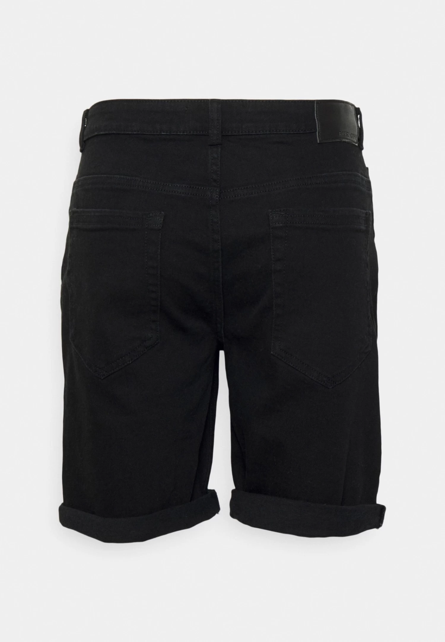 Pier One Shorts Vaqueros - Black Denim 2 Pier One Shorts Vaqueros - Black Denim - Imagen 2