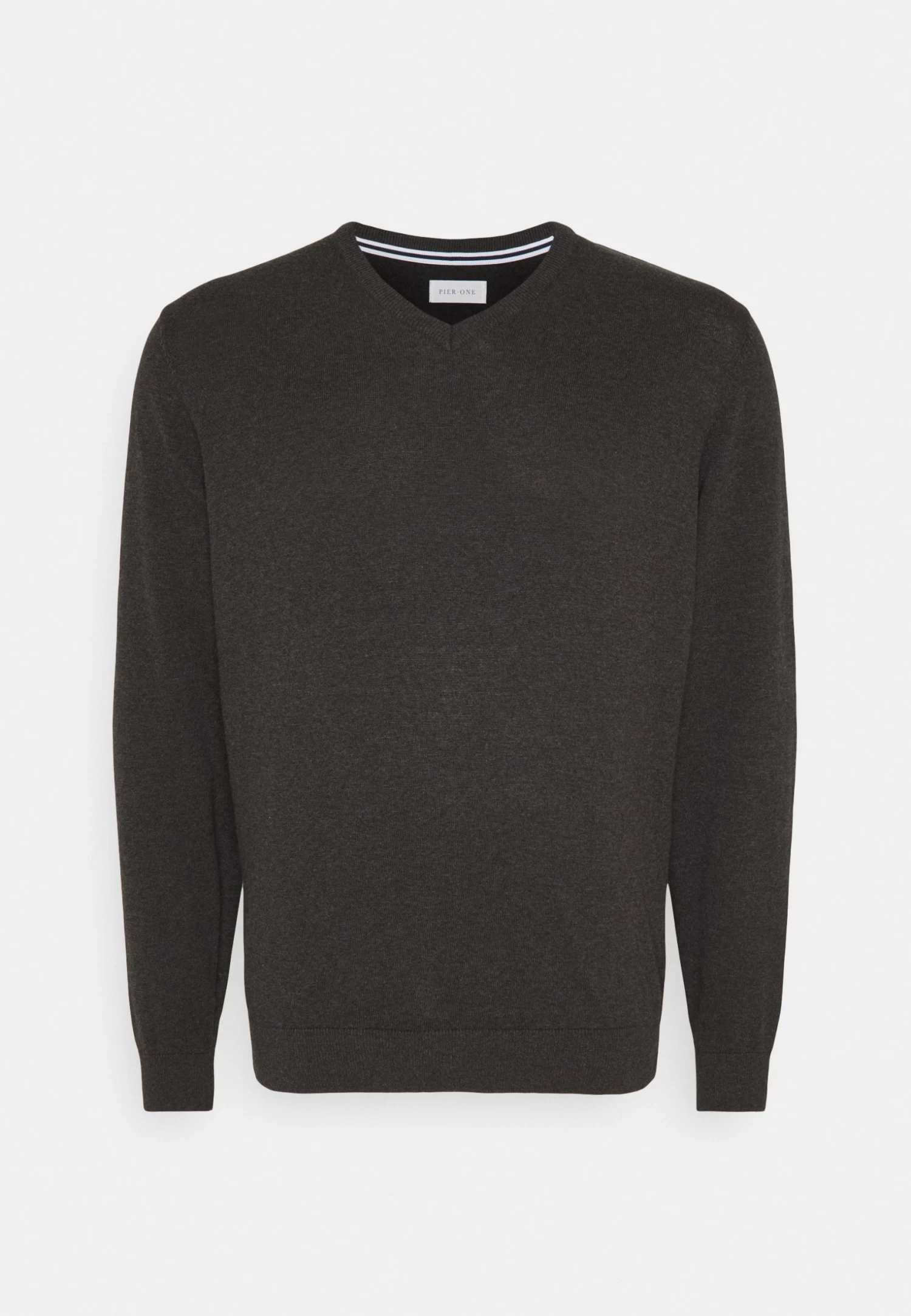 Pier One 2 Pack - Jersey De Punto - Dark Blue/Mottled Dark Grey 2 Pier One 2 Pack - Jersey De Punto - Dark Blue/Mottled Dark Grey - Imagen 2