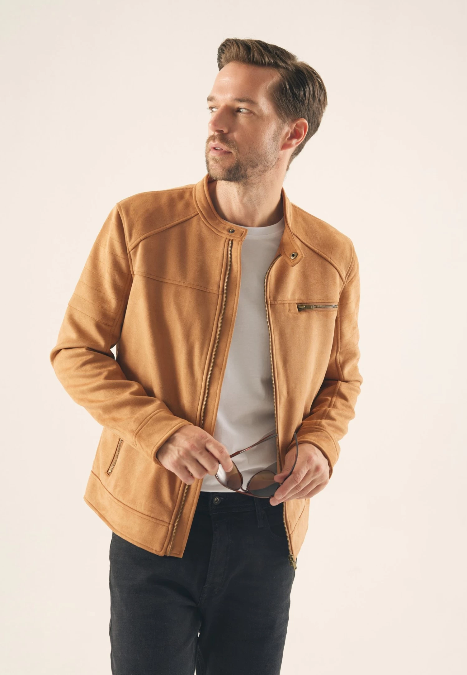 Pier One Chaqueta De Cuero Sintético - Cognac 1 Pier One Chaqueta De Cuero Sintético - Cognac