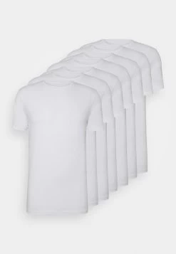 Pier One 7 Pack - Camiseta Básica - White