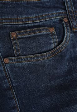 Pier One Vaqueros Slim Fit - Dark Blue Denim -Pier One 9832ee86e7b2424ca4a173a36ae6e237