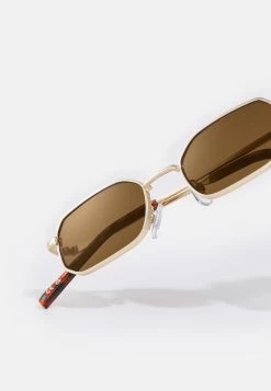 Pier One Unisex - Gafas De Sol - Gold-Coloured/Brown -Pier One 9a37597b6be44ef4be553724b96c967c