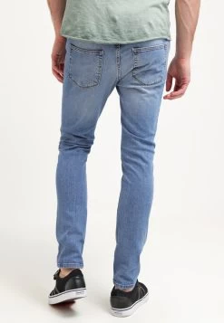 Pier One Vaqueros Slim Fit - Light Blue Denim -Pier One 9ce69a79e7f24d82919ce673ea1c8949