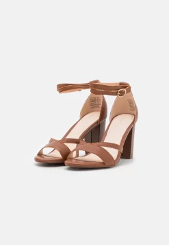 Pier One Leather - Sandalias De Tacón - Cognac -Pier One 9e82db66f2564588b21964fb5ff4fc0e scaled