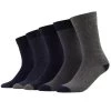 Pier One 5 Pack - Calcetines - Dark Blue/Mottled Grey