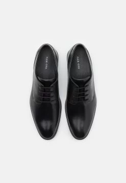 Pier One Leather - Zapatos Con Cordones - Black -Pier One a6fe37de46a34479b494b07367f9ecba