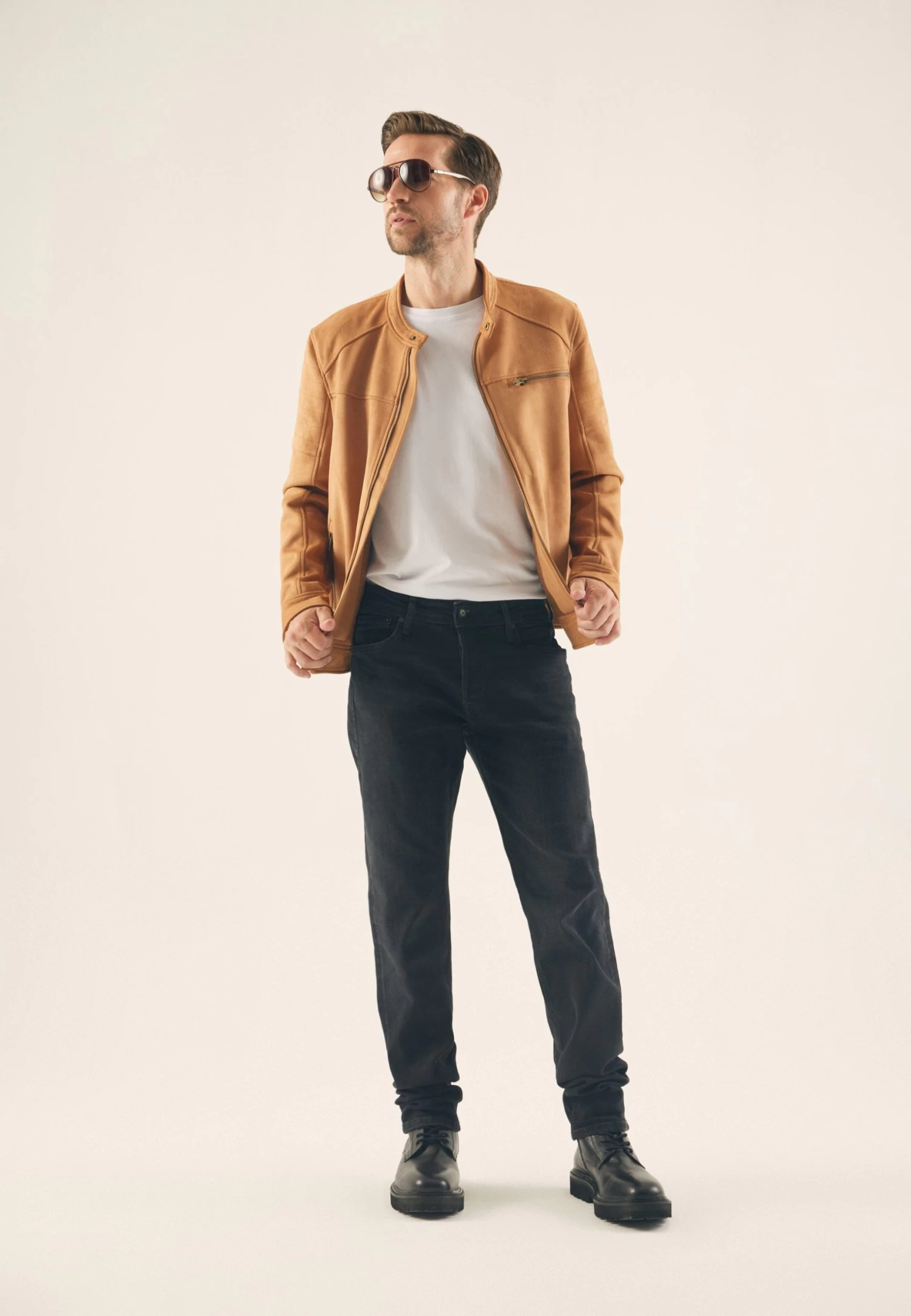 Pier One Chaqueta De Cuero Sintético - Cognac 2 Pier One Chaqueta De Cuero Sintético - Cognac - Imagen 2