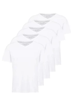 Pier One 5 Pack - Camiseta Básica - White -Pier One aaec20eea5684fdcadc437e90f270976 scaled
