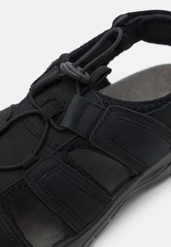 Pier One Leather - Sandalias De Senderismo - Black -Pier One ab894321bfec480fbf3db5c6bf0d1f1f