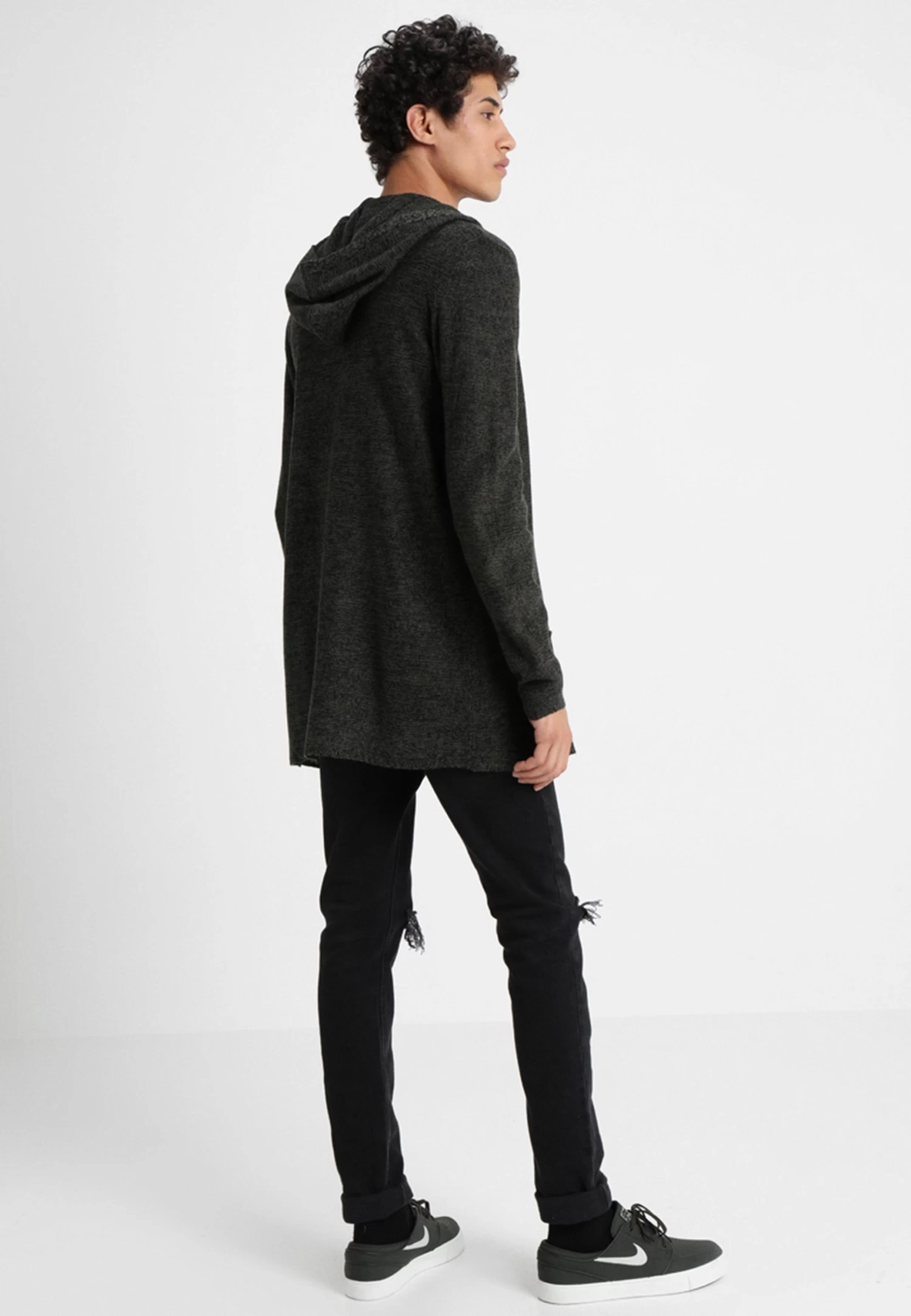 Pier One Chaqueta De Punto - Black/Olive 3 Pier One Chaqueta De Punto - Black/Olive - Imagen 3