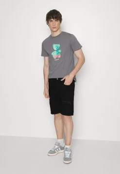 Pier One Unisex 2 Pack - Shorts Vaqueros - Blue/Black Denim -Pier One c0a1e1b030fa43118f482c2c587cc919