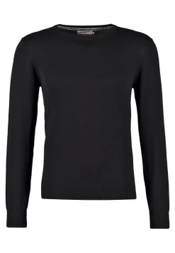 Pier One Basic Crewneck - Jersey De Punto - Black -Pier One c5ca2388fe5d4d33a54abb4077ab8816