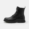 Pier One Botines Con Cordones - Black