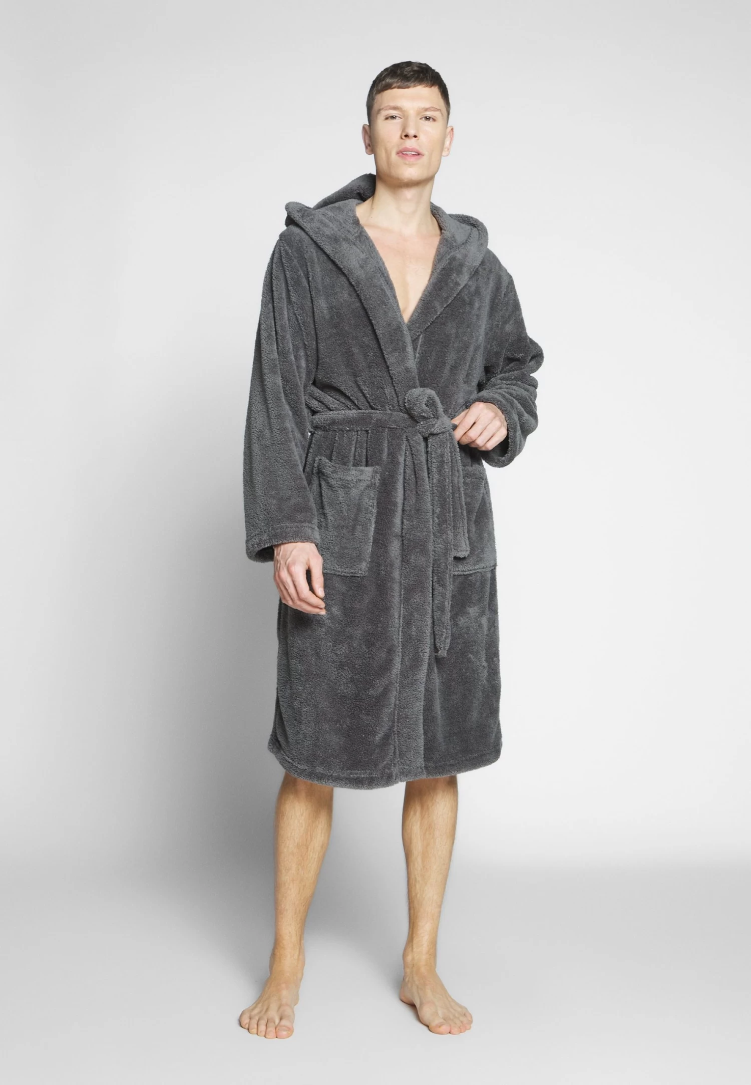 Pier One Albornoz - Dark Gray 1 Pier One Albornoz - Dark Gray