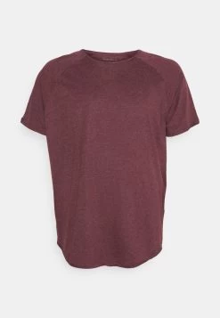 Pier One Plus Size - Camiseta Básica - Bordeaux