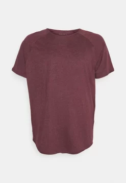 Pier One Plus Size - Camiseta Básica - Bordeaux