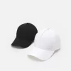 Pier One Unisex 2 Pack - Gorra - Black/White