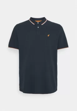 Pier One Polo - Dark Blue/Orange