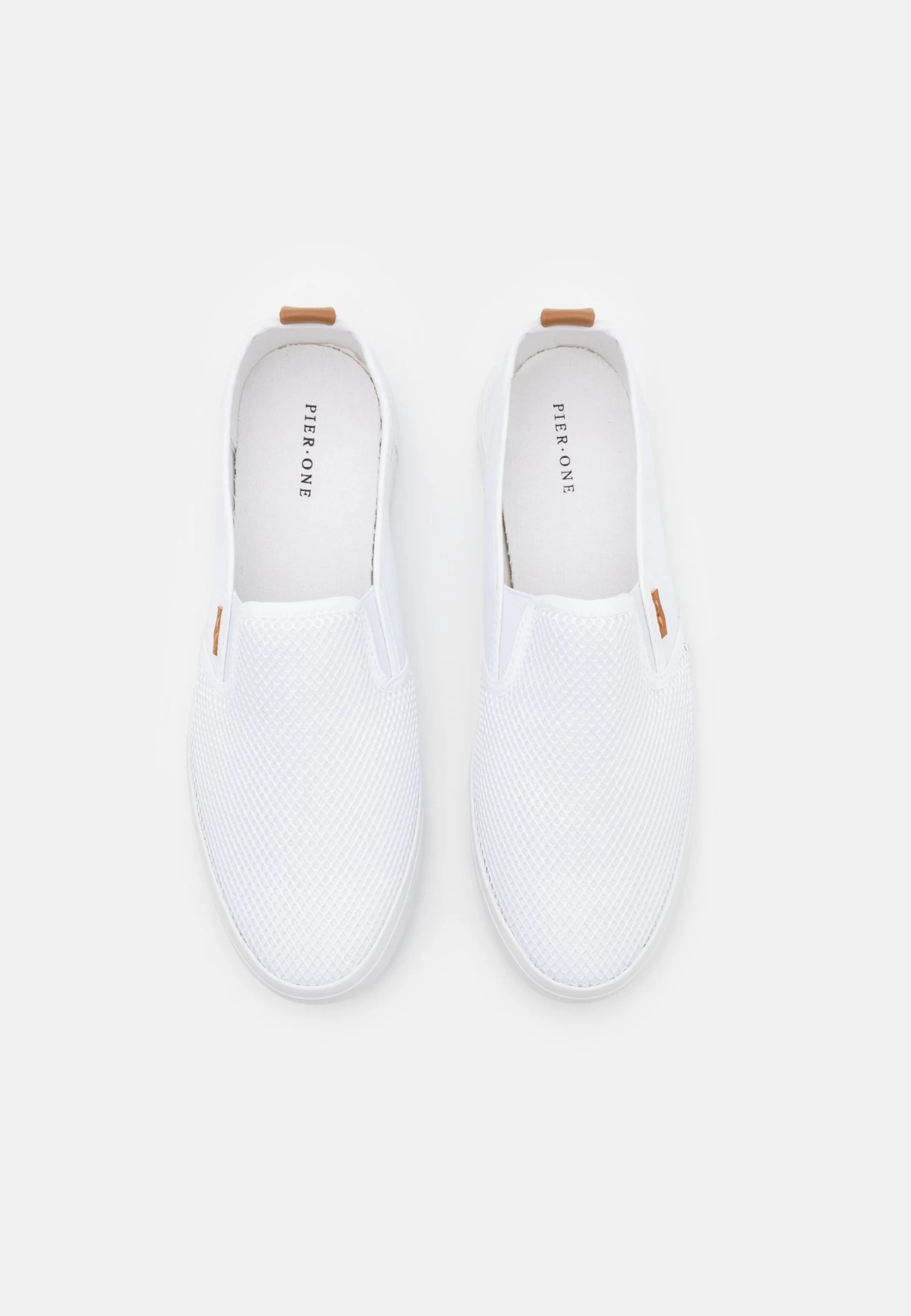 Pier One Unisex - Mocasines - White 4 Pier One Unisex - Mocasines - White - Imagen 4