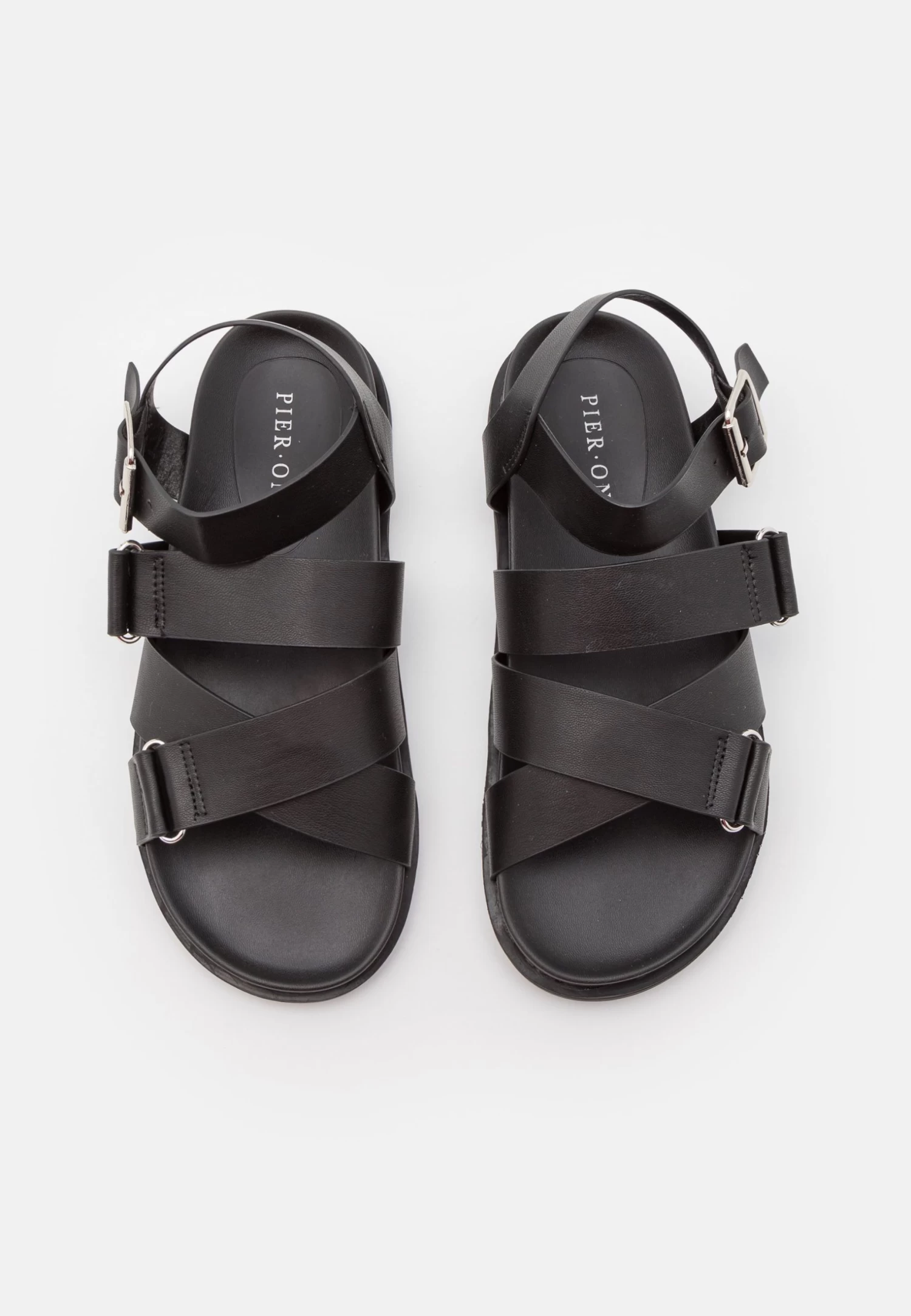 Pier One Unisex - Sandalias - Black 4 Pier One Unisex - Sandalias - Black - Imagen 4