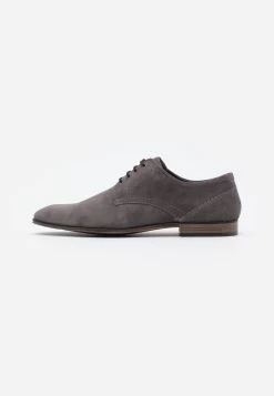 Pier One Leather - Zapatos Con Cordones - Grey