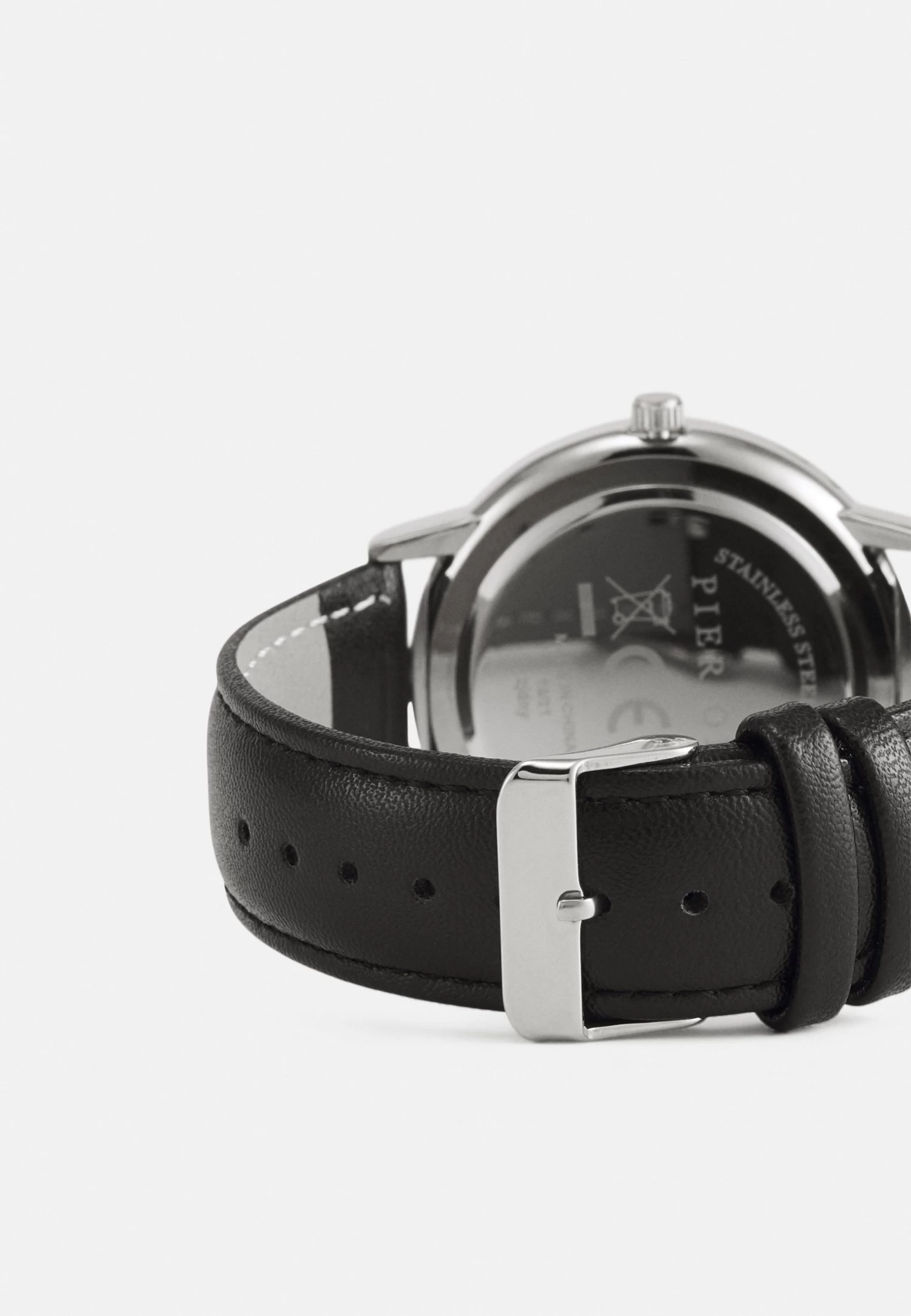 Pier One Reloj - Black/Silvercoloured 2 Pier One Reloj - Black/Silvercoloured - Imagen 2