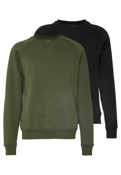 Pier One 2 Pack - Sudadera - Khaki/Black