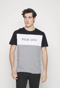 Pier One Camiseta Estampada -Black