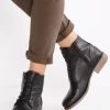 Pier One Botines Con Cordones - Black