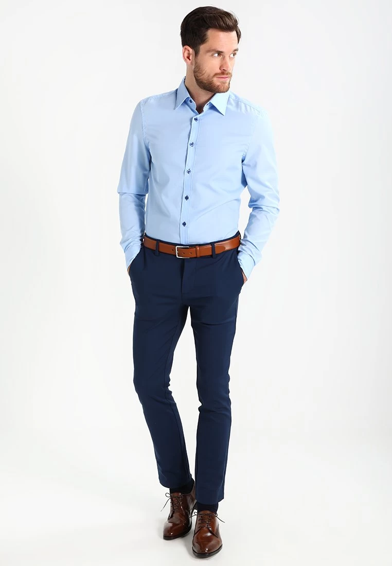 Pier One Camisa - Light Blue/Blue 2 Pier One Camisa - Light Blue/Blue - Imagen 2