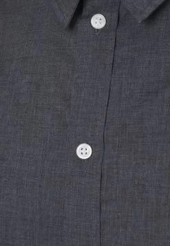 Pier One Camisa -Blue Grey -Pier One f07c7de353ff4748a5c2339b79d403bd