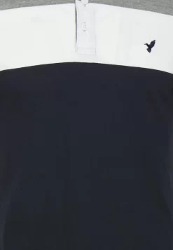 Pier One Polo - Grey/White/Dark Blue -Pier One f08270d6a8a84d55bc799f0afd2317b4 scaled