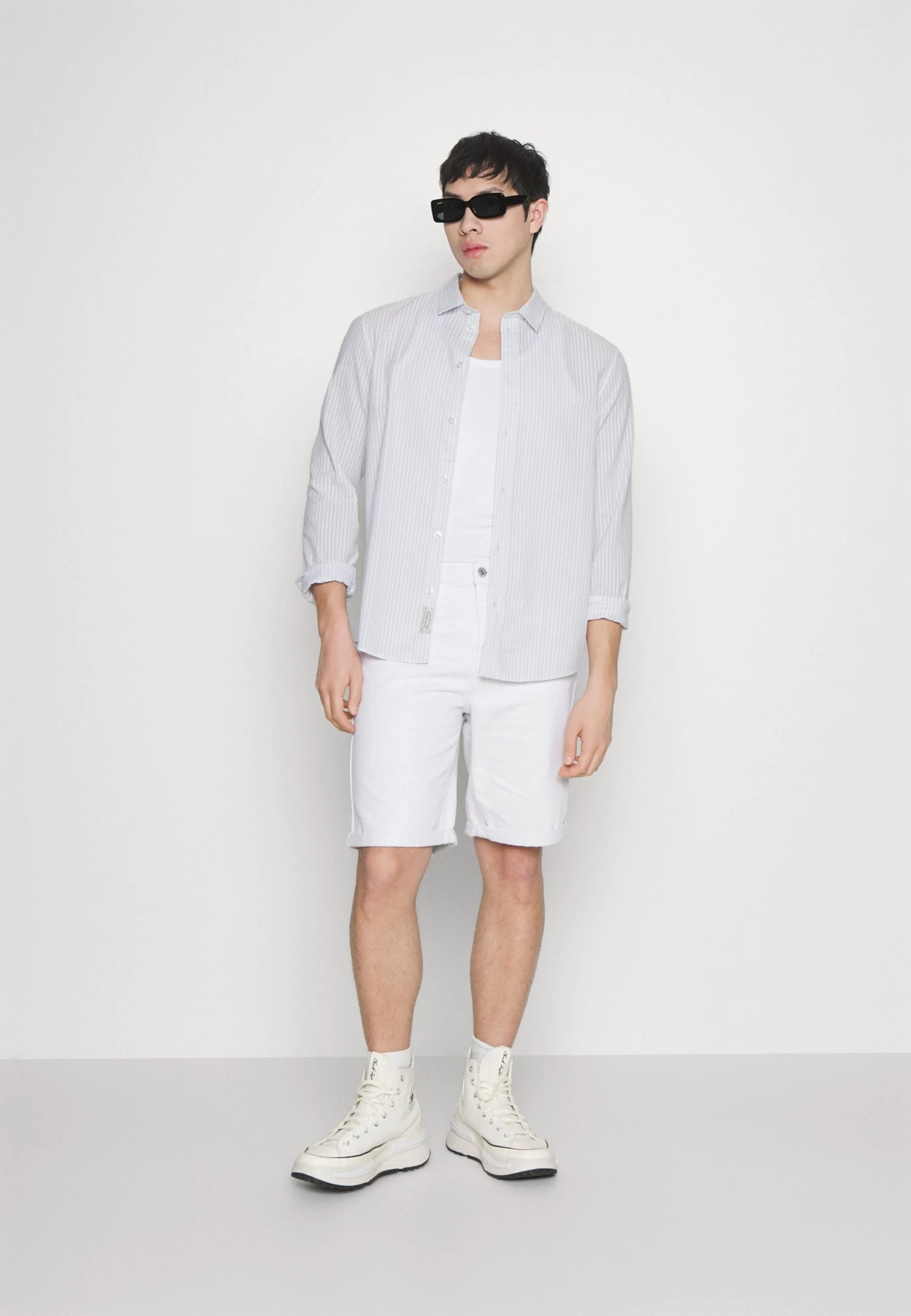 Pier One Camisa - White/Light Blue 2 Pier One Camisa - White/Light Blue - Imagen 2