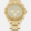 Pier One Unisex - Reloj - Gold-Coloured