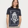 Pier One Camiseta Estampada - Dark Blue
