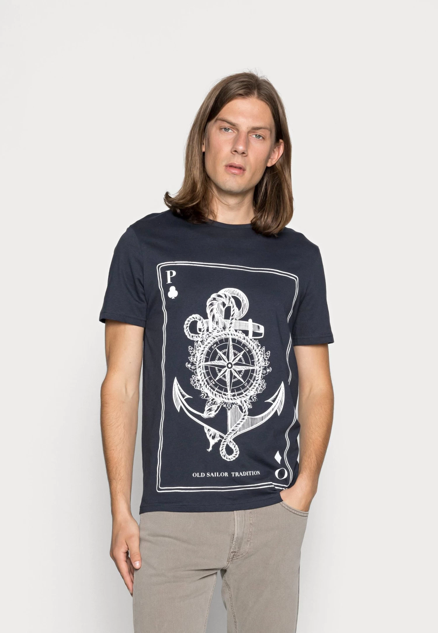 Pier One Camiseta Estampada - Dark Blue 1 Pier One Camiseta Estampada - Dark Blue